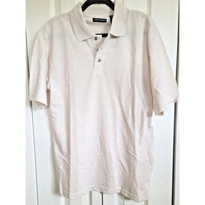 KNIGHTSBRIDGE Men's Polo Shirt Small  Short Sleeve Vintage Beige Tan‎ NWT